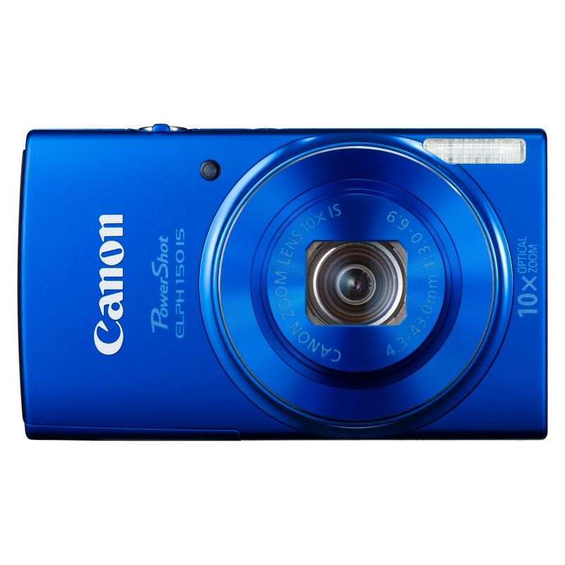 Canon PowerShot ELPH 150 IS 20MP Digital Camera with 10X Optical Zoom - Blue, 2 of 9