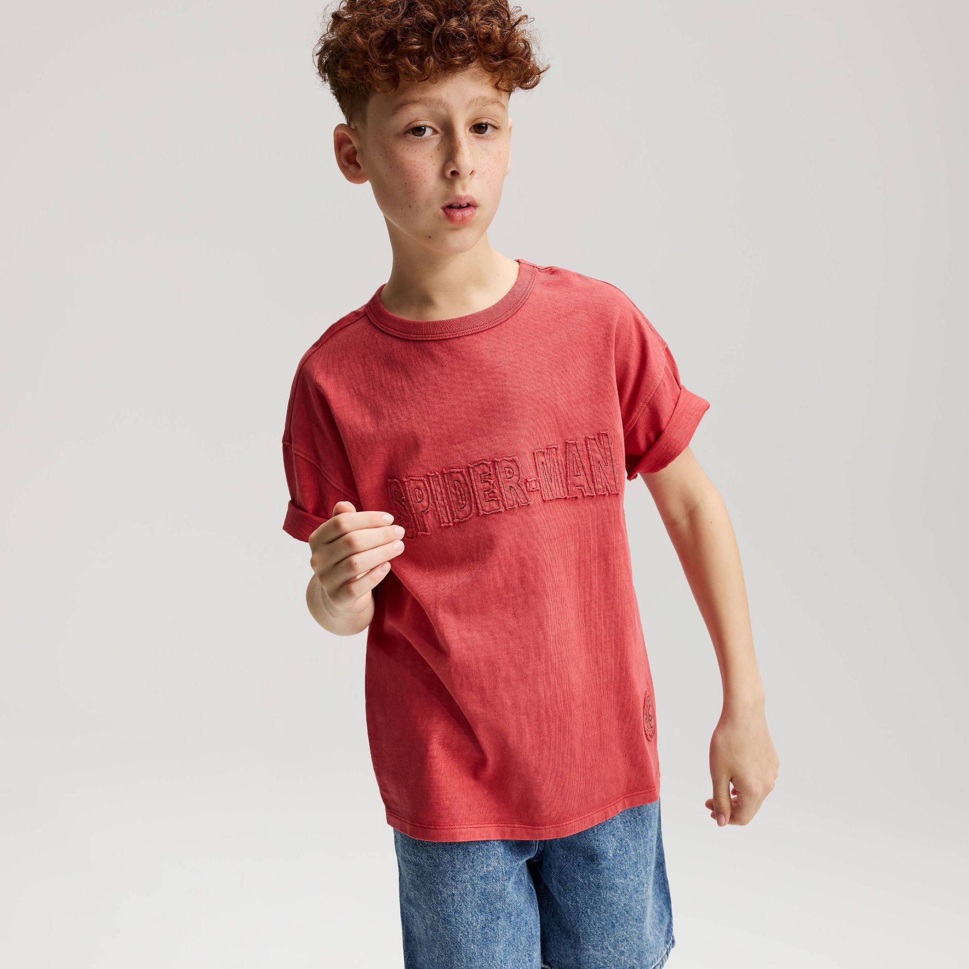 Boys' Short Sleeve Spider-Man Graphic T-Shirt - Cat & Jack™ Dark Red