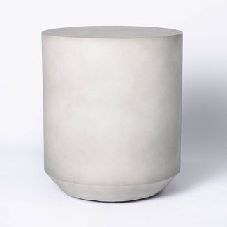 Faux Stone Patio Accent Table - Threshold™ designed with Studio McGee
