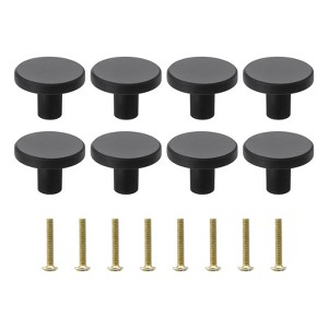 Unique Bargains Zinc Alloy Rustproof Corrosion Resistant Smooth Edges Cabinet Knob 8 Pcs - 1 of 4