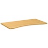 VidaXL Desk Top 43.3 in.x23.6 in.x1 in. Bamboo - 2 of 4