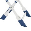 Olivia & May Wood Boat Distressed Foldable Tray Top Accent Table with Oar Legs: Nautical Coastal Beach Decor - 3 of 4