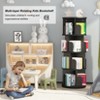 4-Tier Rotating Bookshelf with 360° Spin, Corner Wood Bookcase Organizer for Kids & Adults, Space-Saving Storage for Bedroom & Living Room - 2 of 4