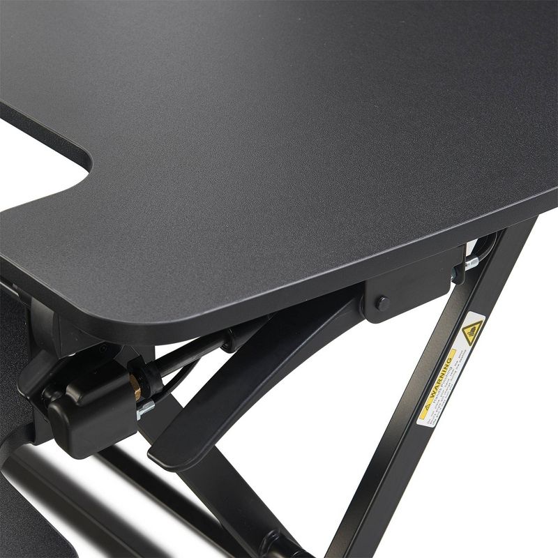 Small Ergo Height Adjustable Standing Desk Converter - True Seating, 3 of 11