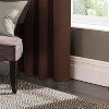 RT Designer Collection Anchorage Blackout Grommet Luxurious Modern Design Curtain Panel 54" x 95" Chocolate - 4 of 4