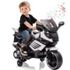 Jojoka 6V Kids Electric Motorcycle, Ride On Bike with Training Wheels, Headlight, Horn, Music, Battery Powered Toy for Toddlers - 3 of 4
