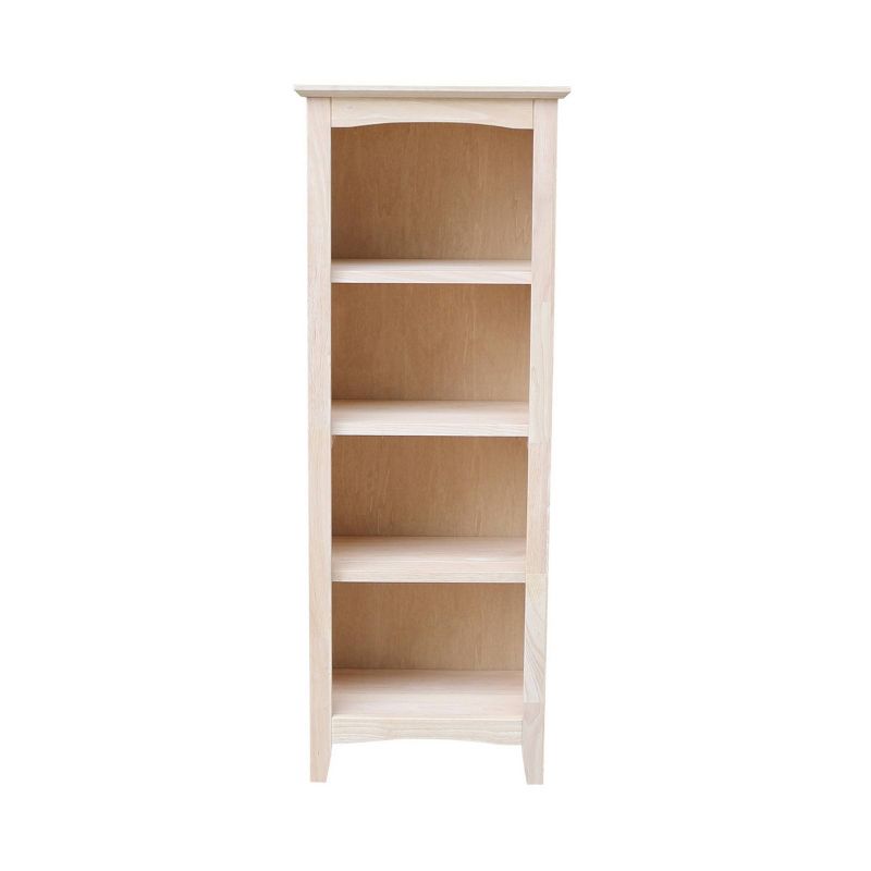 Shaker Bookcase Unfinished Brown - International Concepts, 3 of 8