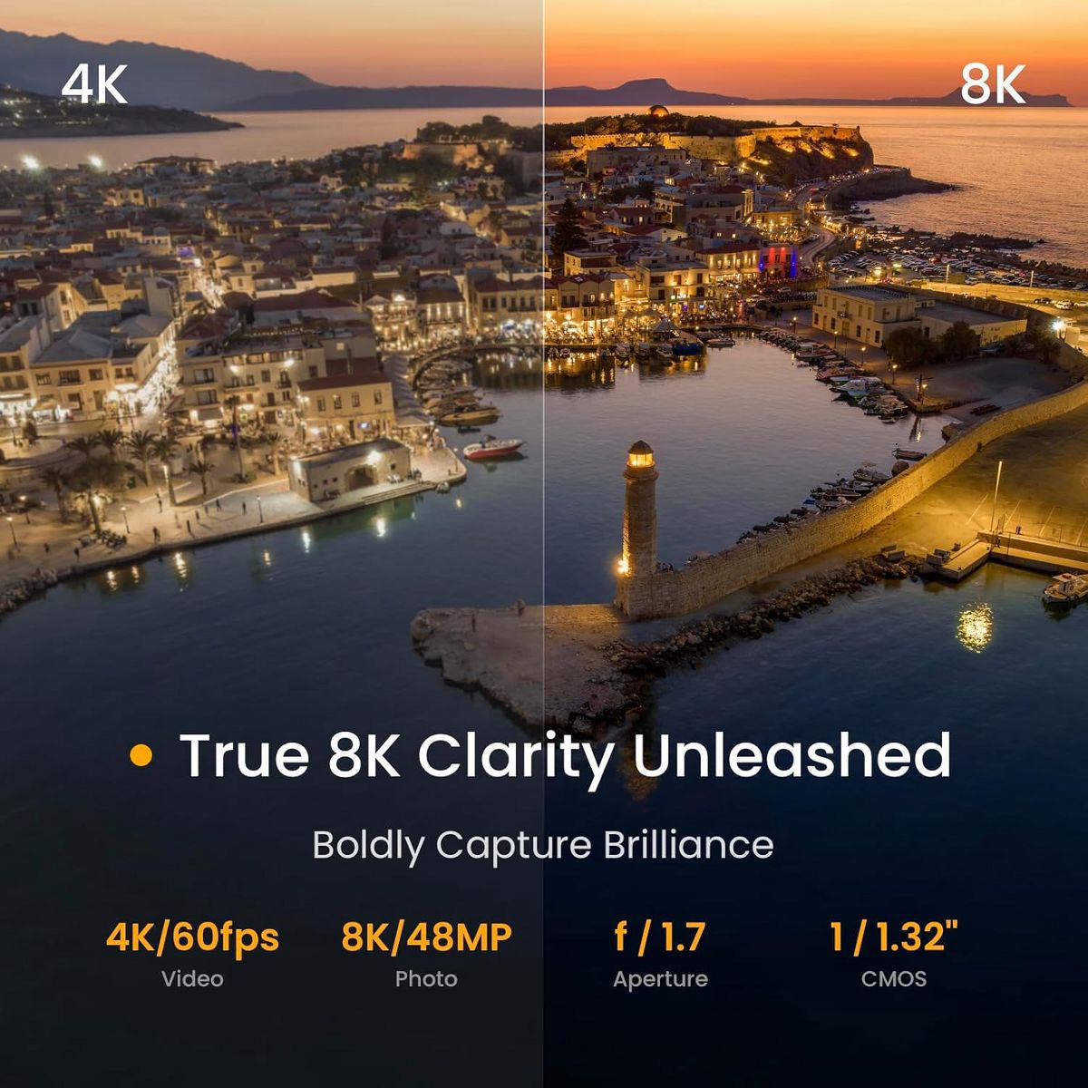 SKYROVER X1 Drone with Camera 4K, Mini Drone for Adults, 8K Photo, Under 249g, 50000ft Transmission, 360 Degree Obstacle Sensing, 32-Min Flight Time - thumbnail 2