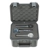 SKB iSeries Microphone Hard Case, Waterproof Polypropylene Shell with 6-Slot Foam Interior and Durable Latches for Mic System Protection - 2 of 4