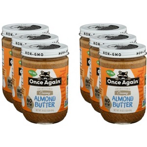 Once Again American Classic Almond Butter Creamy No Stir - Case of 6 - 16 oz - 1 of 2