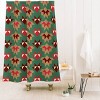 Gabriela Fuente Astra Shower Curtain Green - Deny Designs: Geometric Pattern, Microfiber, Machine Washable - 2 of 3