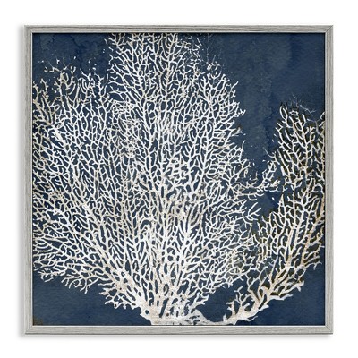 Stupell Industries Sea Coral Ocean Life Silhouette, 12" x 12"