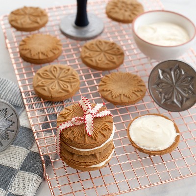 Large Copper-Plated Metal Cooling Rack