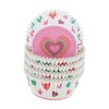 Unique Bargains Heart Shape Disposable Baking Cups Greaseproof Paper Multicolor 1.97"x1.18" 100 Pcs - 3 of 4