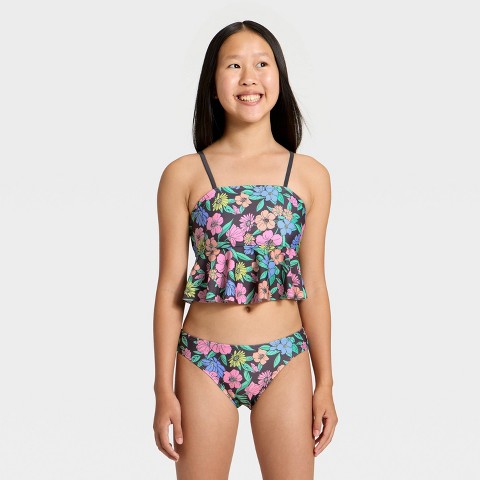 Art Class Girls' Floral Blossom Tankini Set - art class™ XL