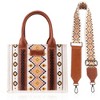 Purse for Women Boho Aztec Tote Bag Hobo Shoulder Top Handle Handbags with Wide Guitar Strap Fall Collection Gift XY6 WG2202-8120SCF - 4 of 4