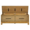 Whisen Modern Shoe Bench with Removable Cushion, Entryway Bench with Hidden Storage - 2 of 4