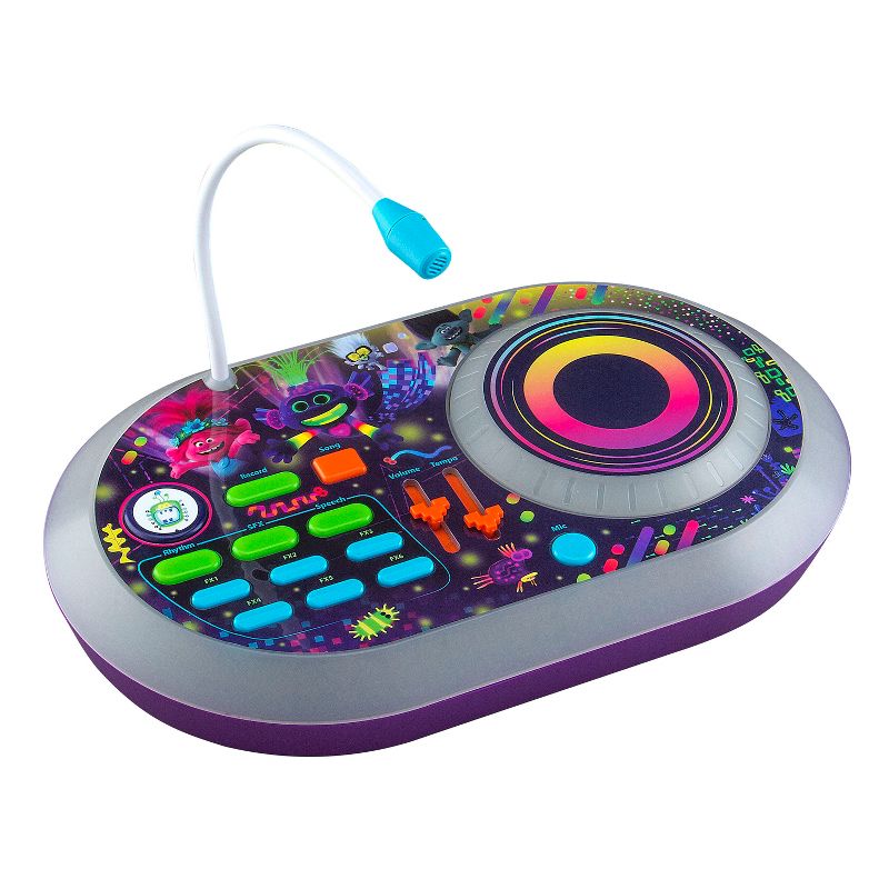 eKids Trolls DJ Mixer Toy Turntable for Kids and Fans of Trolls Toys – Multicolor (TR-625.EMV0MOL), 3 of 4