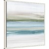 Amanti Art Landscape of Beach Stripes by Luna Mavis Framed Wall Art Print - 2 of 4