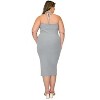 L I V D Women's Sienna Tie Neck Rib Dress - 3 of 3
