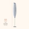 Handheld Milk Frother, Mini Foamer, Battery Operated Stainless Steel Drink Mixer for Coffee, Lattes, Cappuccino, Matcha, Chocolate - 4 of 4
