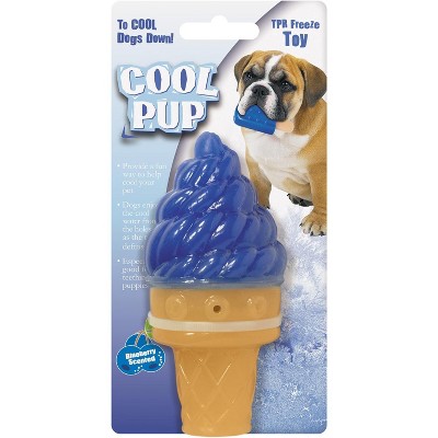 Cool Pup Popsicle Freeze Dog Toy, Blue, Large