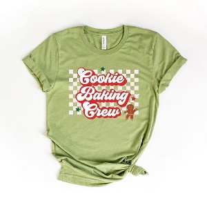 Simply Sage Market Cookie Baking Crew Checkered Short Sleeve Graphic Tee - 1 of 4