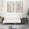 vidaXL 2-Seater Sofa Bed with Two Pillows Dark Gray Fabric - 3 of 4