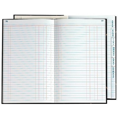 HITOUCH BUSINESS SERVICES Ledger Book 150 Pages Black 217679