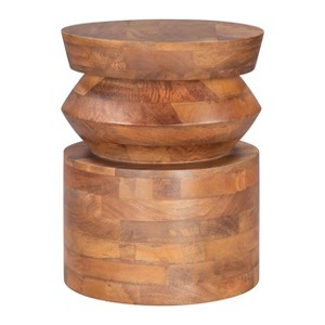 Zuo Kollam Side Table Brown - 1 of 4