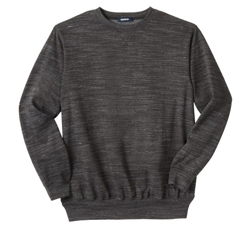 Kingsize Men's Big & Tall Fleece Crewneck Sweatshirt - Big - 3xl, Gray :  Target