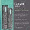 FACESOFT Mini Towels Charcoal Detox Multipack, Towel for Gym, Active, 3 Pc - 3 of 4