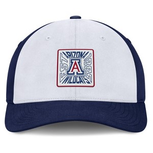 ZHATS NCAA Officially Licensed Snapback Hat Big Rig Patch Smoke White