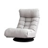 GlasFlength Accent Chairs Modern Lounge Chair with Streamlined Comfort for Living Room or Reading Nook, Gray,45.3”*22.8”*35.8" - 2 of 4
