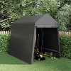 6X8 Ft Outdoor Portable Storage Shelter Shed with Roll Up Doors,Suitable for Garage Storage Shelter for Motorcyc,ATV and Garden Tools - 3 of 4