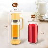 Glass Honey Dispenser No-Drip with Handle - 12 oz Maple Syrup Jar for Coffee, Pancakes & Waffles - 3 of 4
