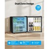 VEVOR Mini Fridge, 1.6 Cu.Ft, Single Door Compact Refrigerator, Metal Shelf, Energy Efficient Small Refrigerator,Reversible Door, Low Noise,Black - 3 of 4