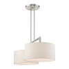 Livex Lighting Meridian 2 - Light Chandelier in  Brushed Nickel - 2 of 4