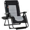 Outsunny Zero Gravity Lounger Chair, Folding Reclining Patio Chair with Cup Holder, Headrest, Footrest, for Poolside, Camping - 4 of 4
