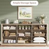 Farmhouse 9 Dresser for Bedroom, Wide Wood Chest of Drawers Large Storage Cabinet for Entryway Living Room - 4 of 4