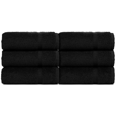 Luxury Plum Turkish Cotton Washcloth Set of 6