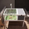 Tortoise Habitat Wooden Tortoise House,Small Animals Cage With Removable Waterproof Tray And Observation Window For Lizards Geckos-Cuddlewood - 3 of 4