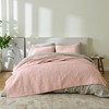 Patina Vie 100% Cotton Stitched 3 Piece Quilt and Sham Set - 2 of 4