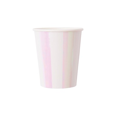 Meri Meri Iridescent Stripe Party Cups