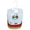 Hudson Baby Infant Boys Cotton Bibs, Boy Farm, One Size - 2 of 4