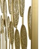 Pendant Leaflets Metal Medallion Stemmed Leaves Wall Art Gold - StyleCraft: Contemporary Iron Botanical Sculpture with Mounting Hardware - 2 of 4