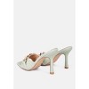 Mermaid Quilted Metallic Chain Embellished Sandals Women - 3 of 4
