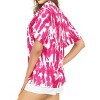 HAPPY BAY Button Down Shirt for Women Casual Holiday Summer Beach Party Hawaiian T-Shirt Blouse Short Sleeve Dress Tee Shirts - 4 of 4