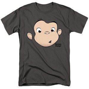 Men's Curious George George Face T-Shirt - 1 of 4