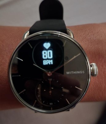 Withings ScanWatch (38 mm / Noir) - Montre connectée - Garantie 3